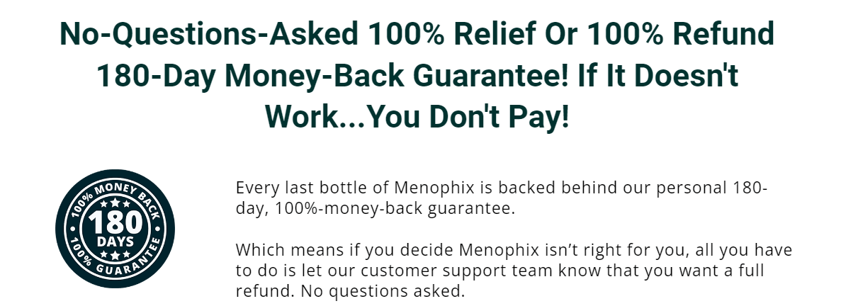 money back guarantee